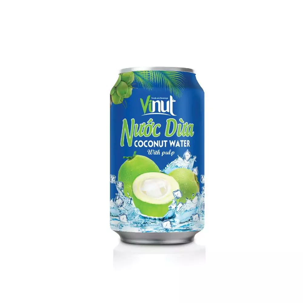 Vinut Coconut Water With Pulp (24 Cans)