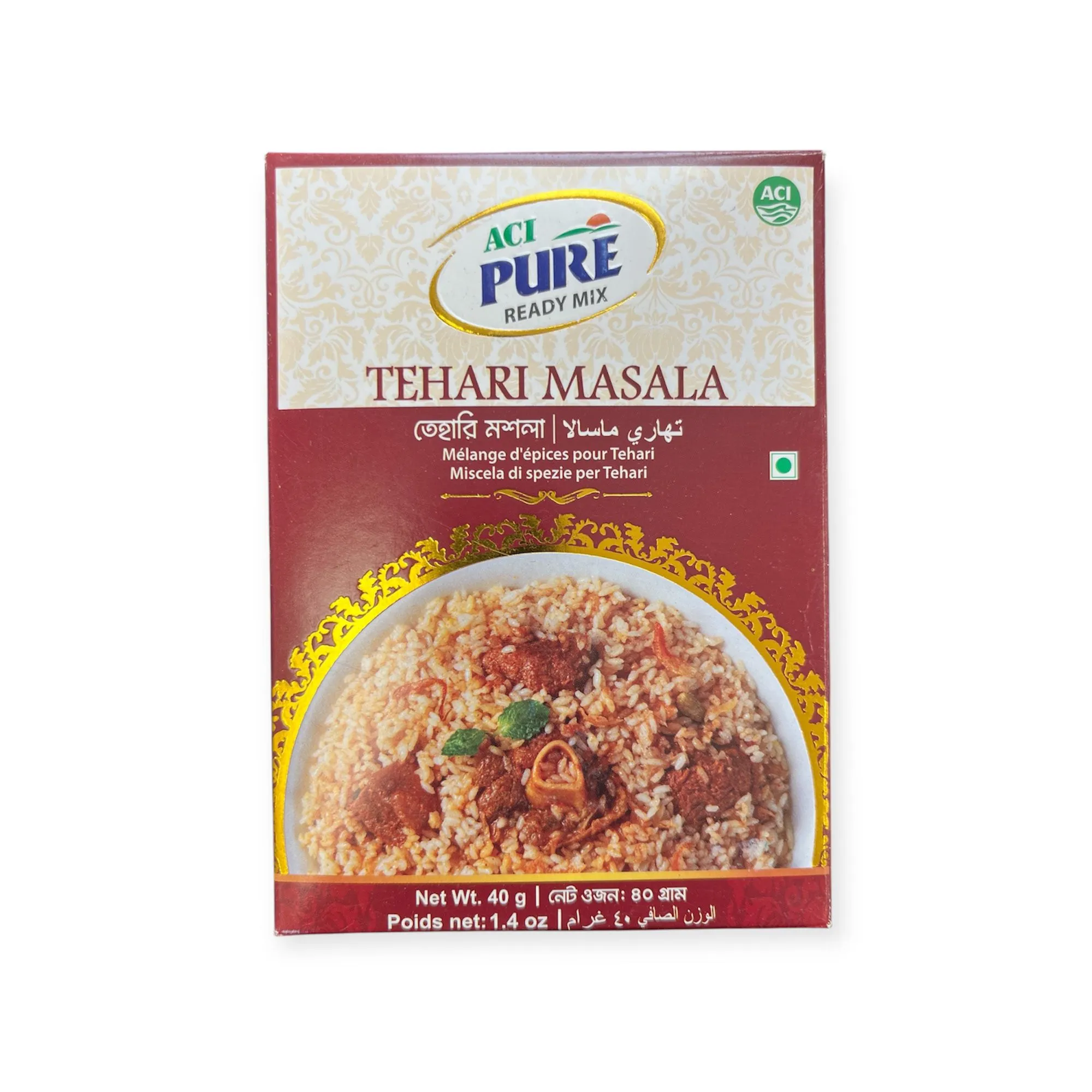 Aci Pure Tehari Masala (40gm X 24pcs/Cartoon)