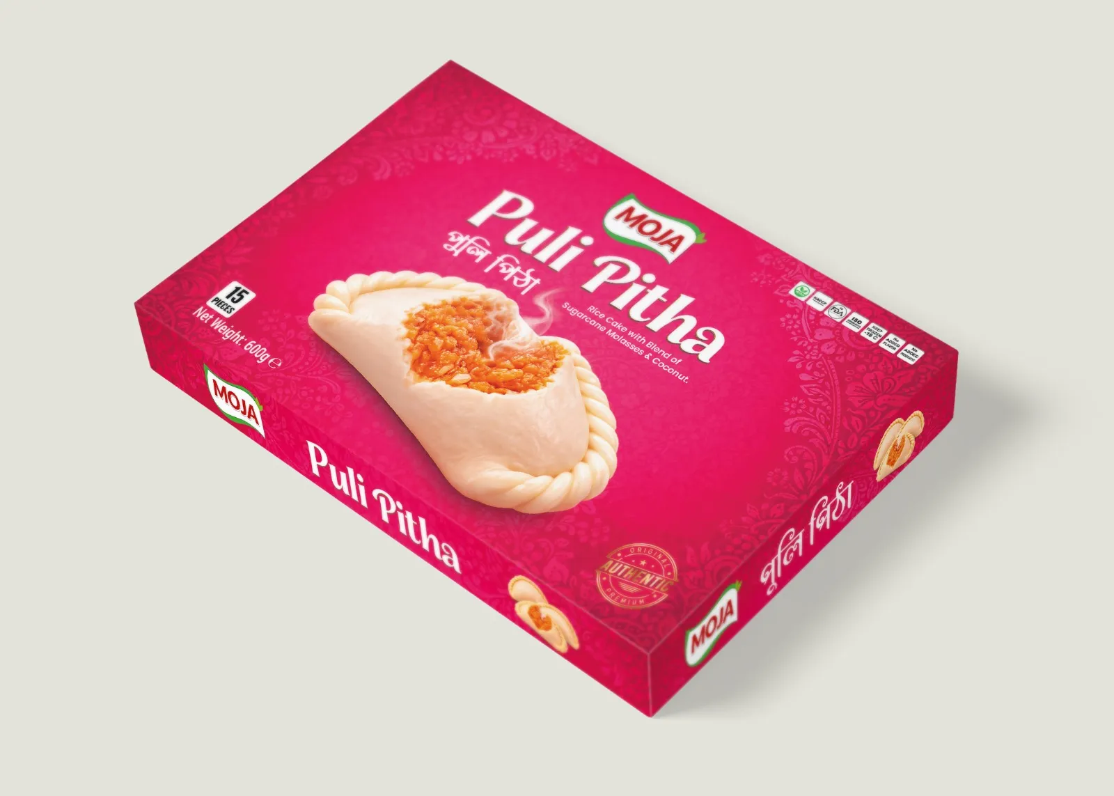 Moja Puli Pitha (600gmX15 Pack)